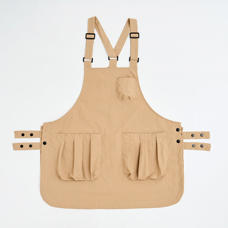 Thin Adjustable Overclothes Work Clothes Kitchen Apron For Women