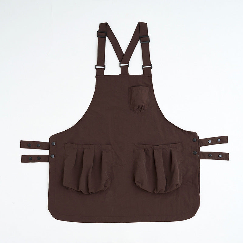Thin Adjustable Overclothes Work Clothes Kitchen Apron For Women