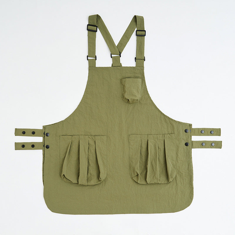 Thin Adjustable Overclothes Work Clothes Kitchen Apron For Women