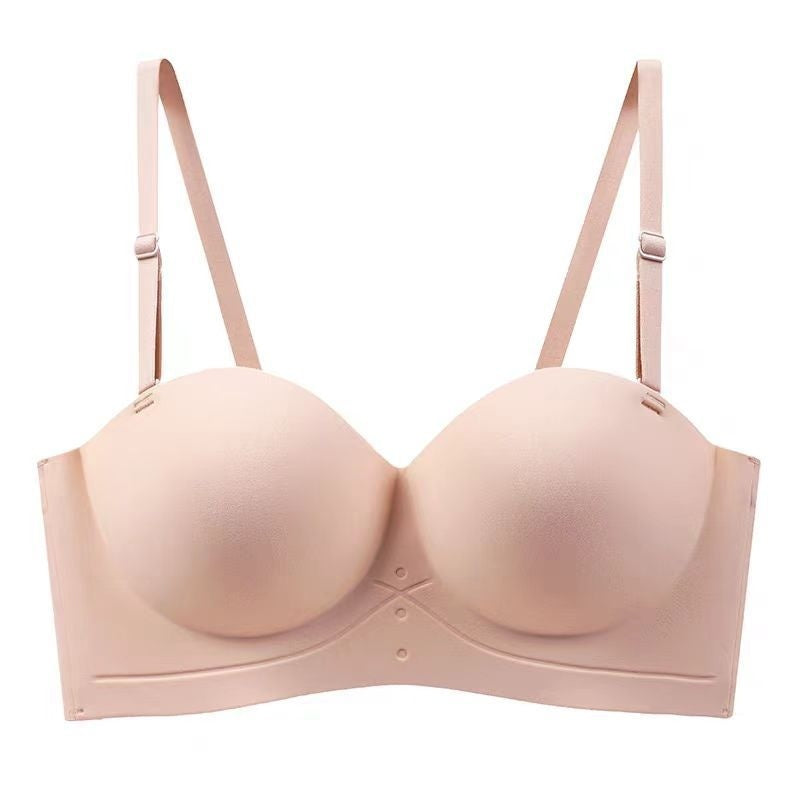 No Steel Ring Half Cup Seamless Bra