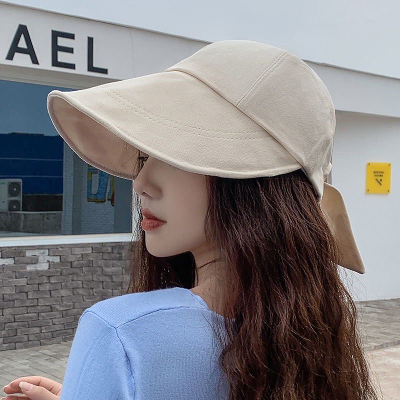 Fashion Women's Bucket Hat Sun Visor Casual Summer Hat Baseball Caps Outdoor Fishing Black Beach Gorros