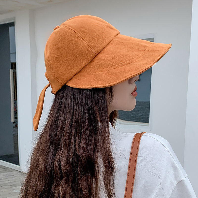 Fashion Women's Bucket Hat Sun Visor Casual Summer Hat Baseball Caps Outdoor Fishing Black Beach Gorros