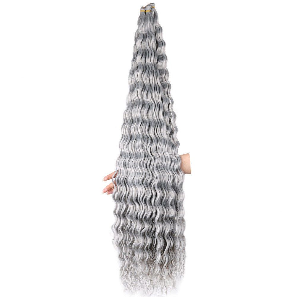 Chemical Fiber Wig Crochet Deep Curve 32inch