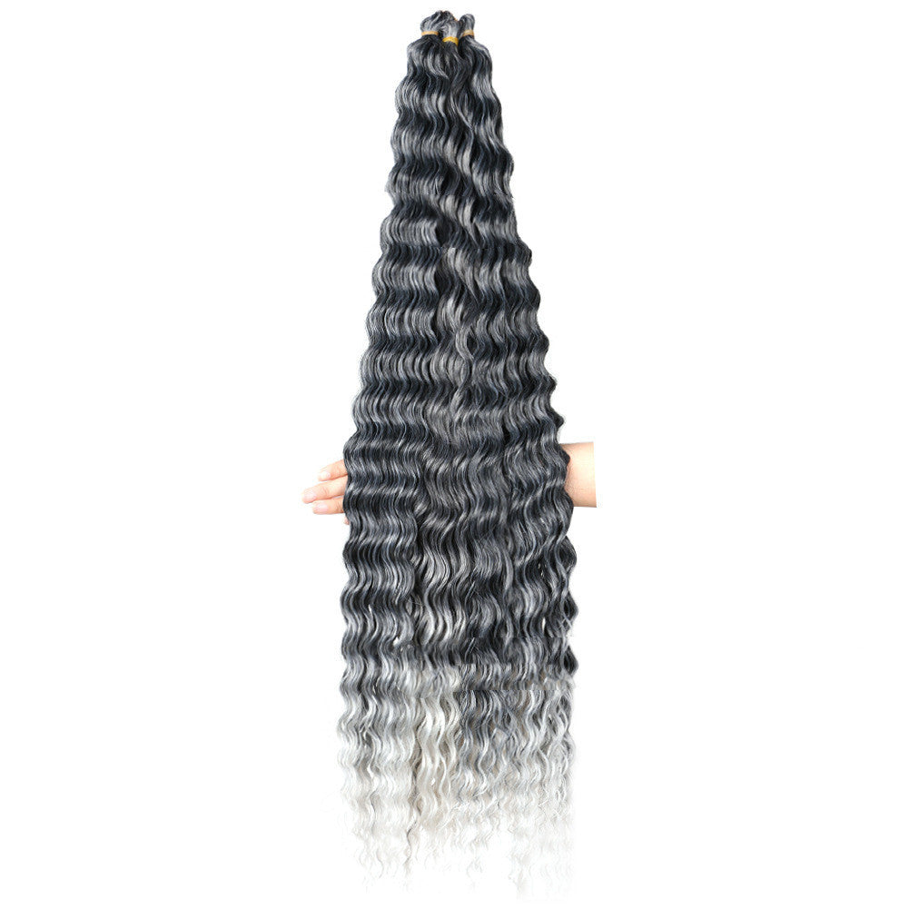 Chemical Fiber Wig Crochet Deep Curve 32inch