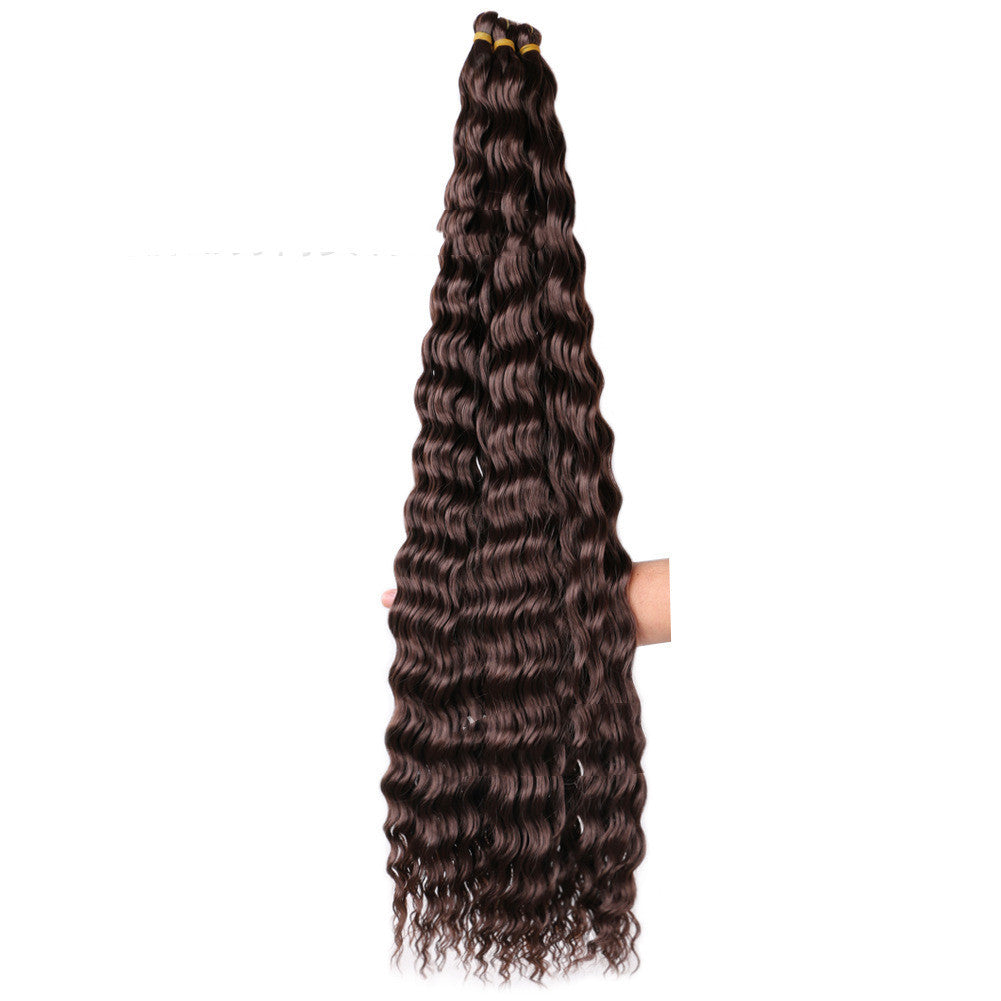 Chemical Fiber Wig Crochet Deep Curve 32inch