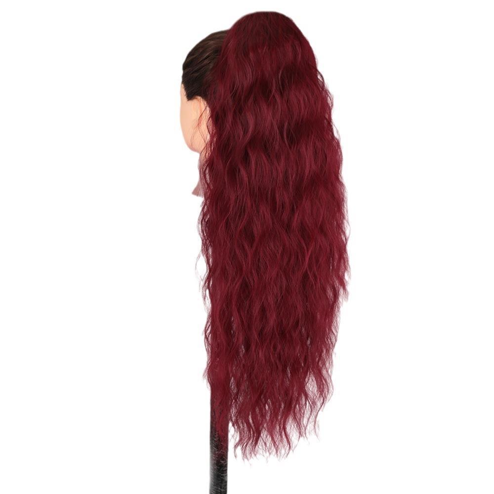 Drawstring Ponytail Water Ripple Wig