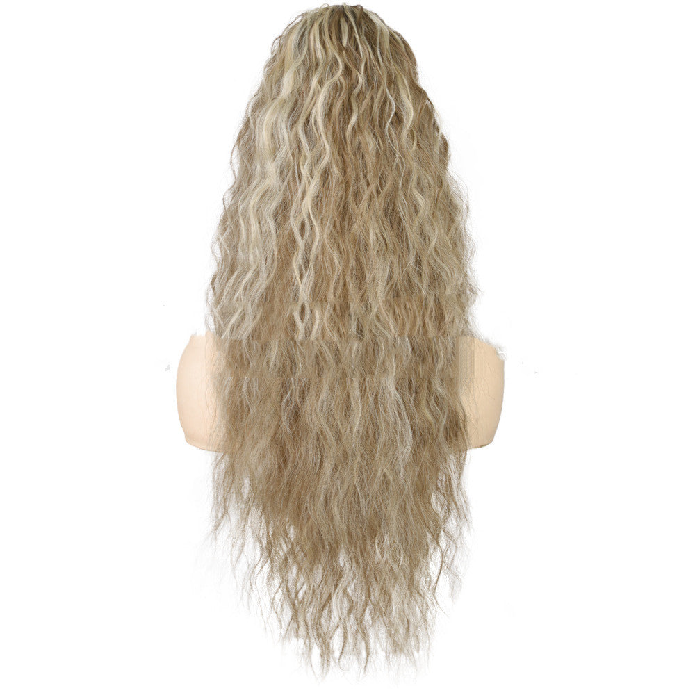 Ponytail Wig Small Curls Long Curly Hair Curl Ponytail Wig For Women